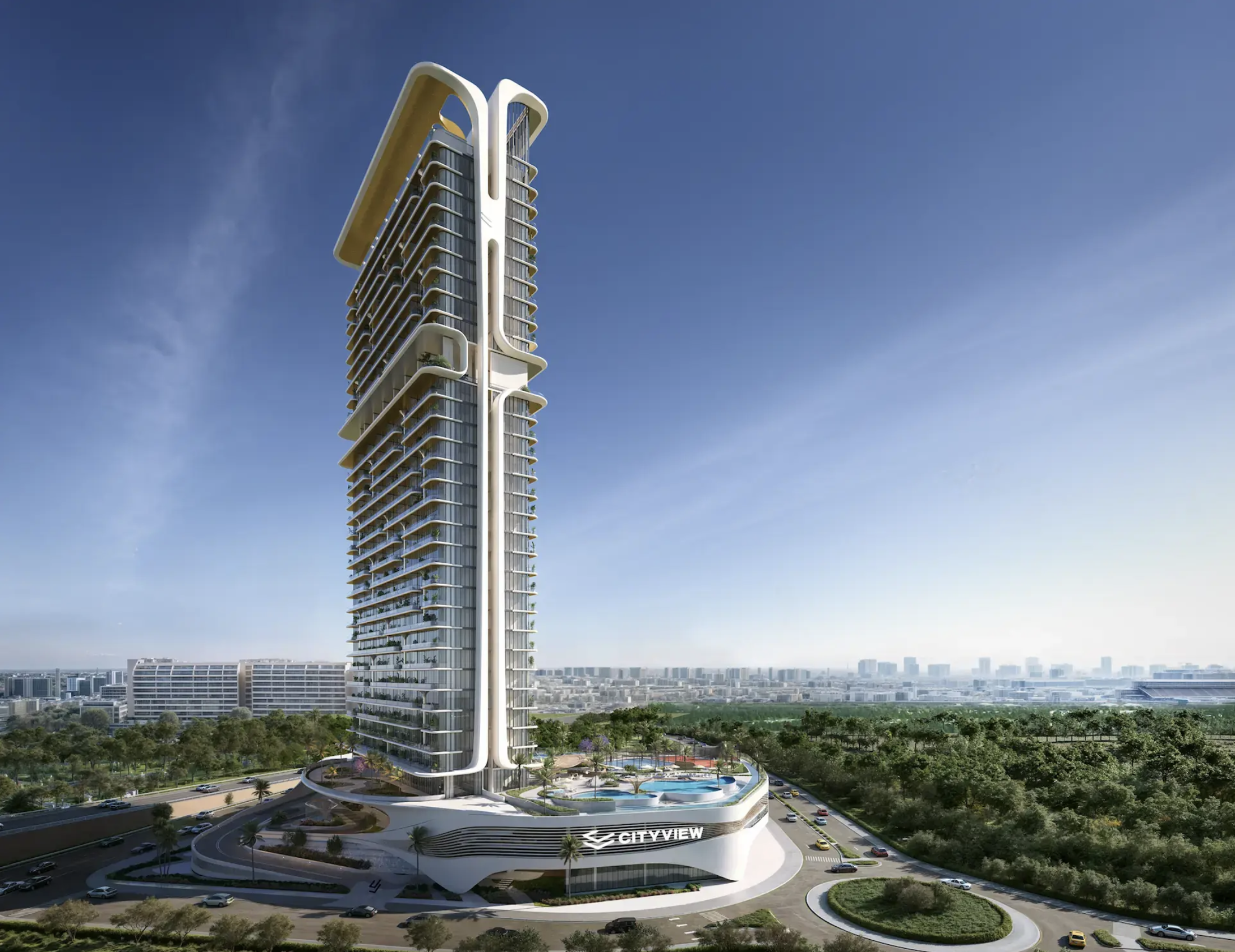 VELOS Tower Exterior